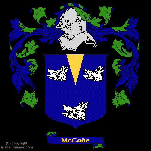 Mccade Coat of Arms, Family Crest - Click here to view