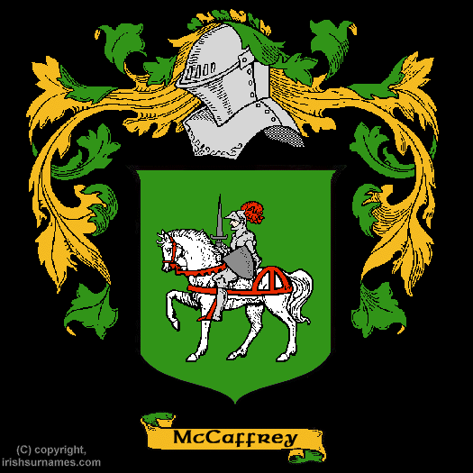 McCaffrey Coat of Arms, Family Crest - Click here to view