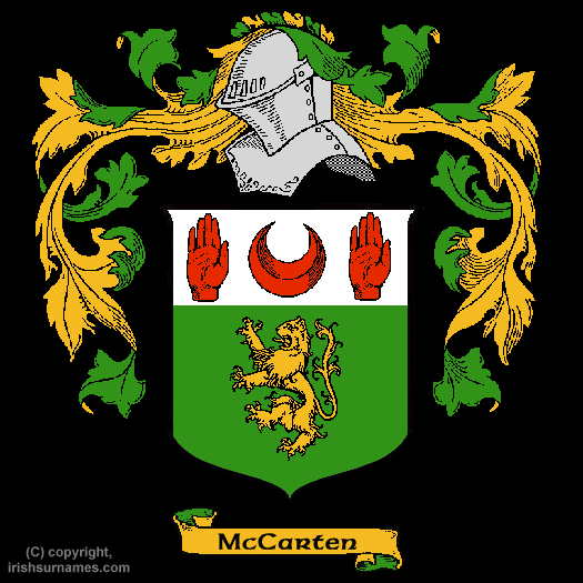 McCarten Coat of Arms, Family Crest - Free Image to View - McCarten ...