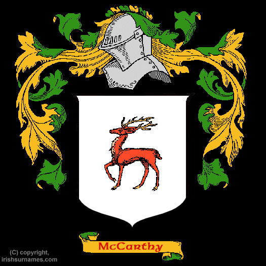 Mccarthy Coat of Arms, Family Crest - Click here to view