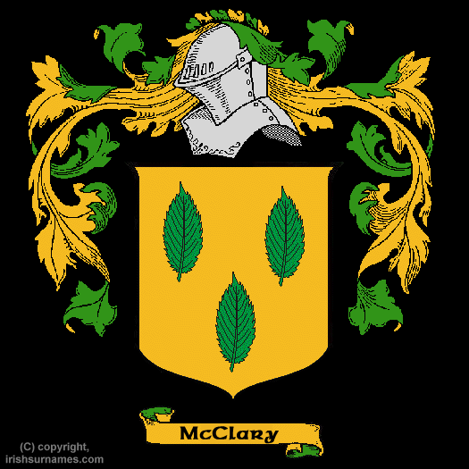 Mcclary Coat of Arms, Family Crest - Click here to view