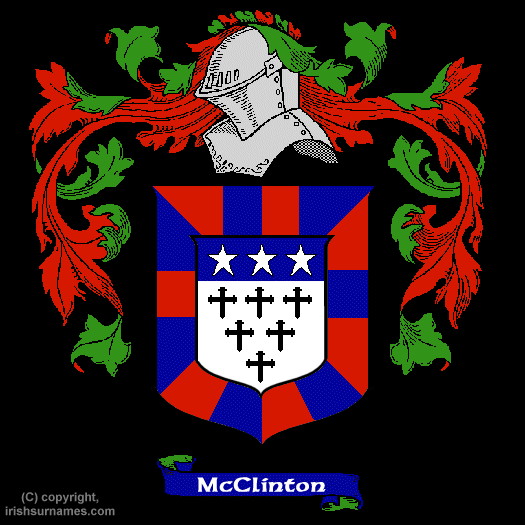 McClinton Coat of Arms, Family Crest - Click here to view