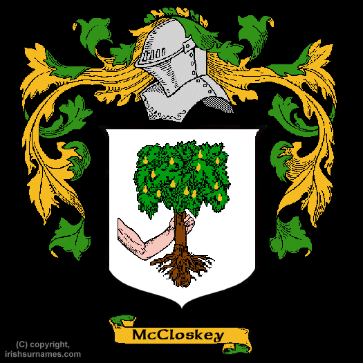 McCloskey Coat of Arms, Family Crest - Click here to view