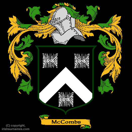 McCombs Coat of Arms, Family Crest - Click here to view