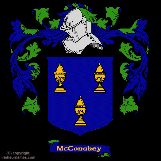 McConahey Coat of Arms, Family Crest - Click here to view