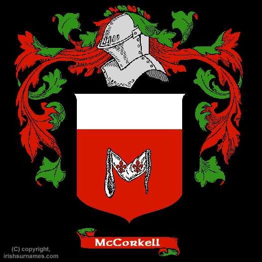 McCorkell Coat of Arms, Family Crest - Click here to view