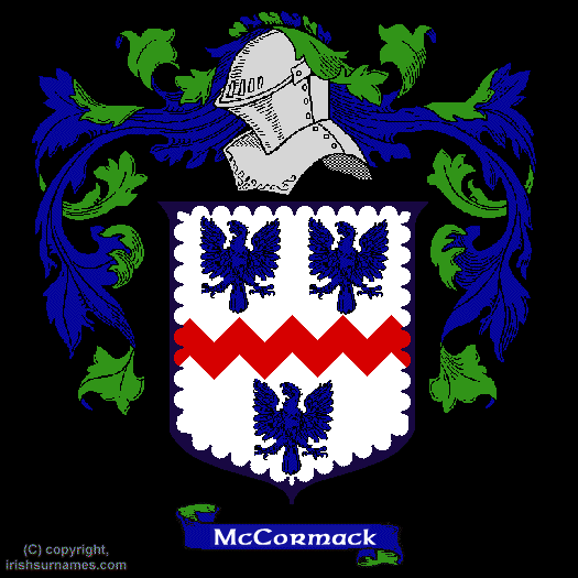 McCormack Coat of Arms, Family Crest - Click here to view