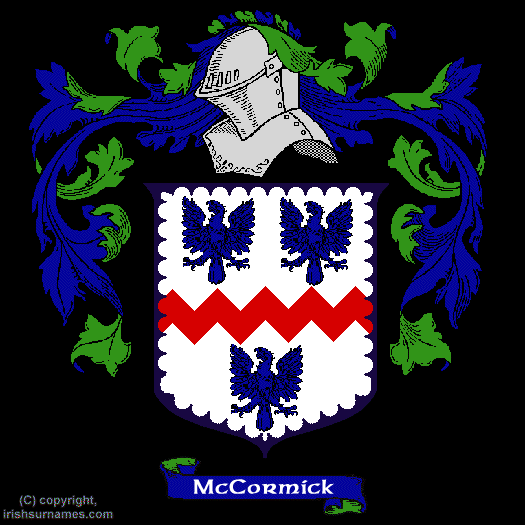 McCormick Coat of Arms, Family Crest - Click here to view