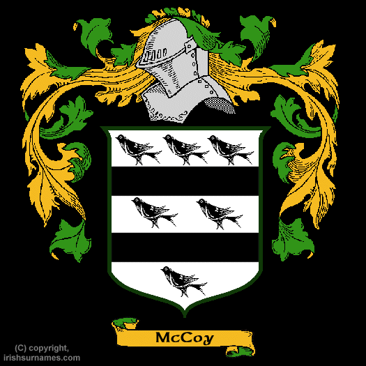 McCoy Family Crest, Click Here to get Bargain McCoy Coat of Arms Gifts