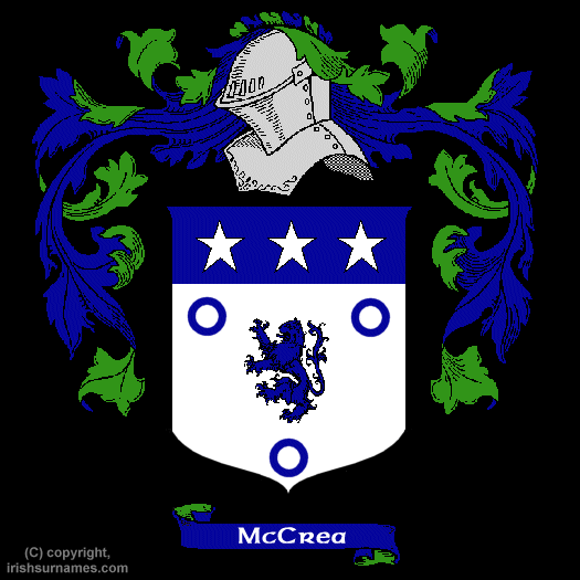 McCrea Coat of Arms, Family Crest - Click here to view