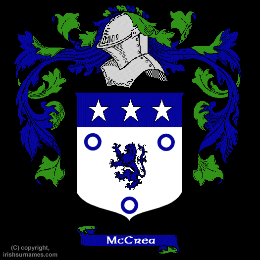 McCrea Family Crest, Click Here to get Bargain McCrea Coat of Arms Gifts