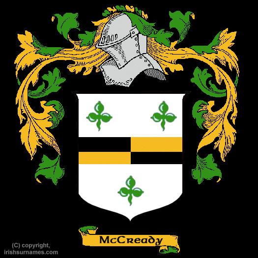 McCready Coat of Arms, Family Crest - Click here to view