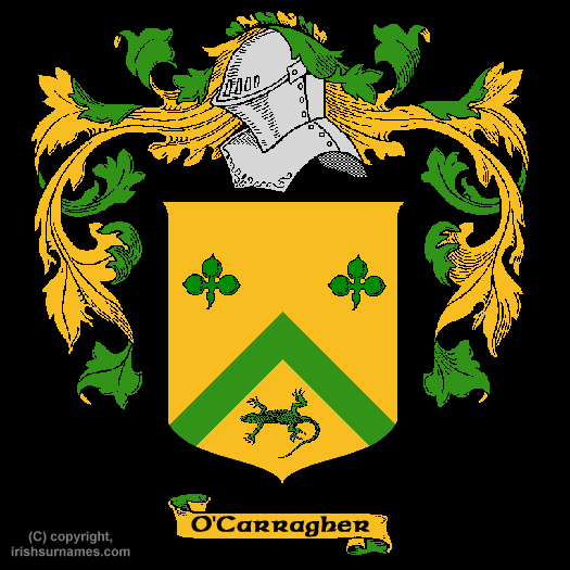 Ocarragher Coat of Arms, Family Crest - Click here to view