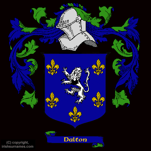 Dalton / Coat of Arms, Family Crest - Click here to view