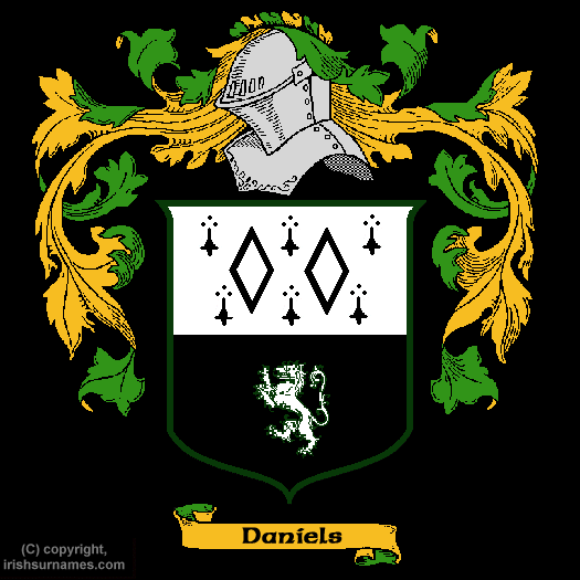 Daniels Coat of Arms, Family Crest - Click here to view