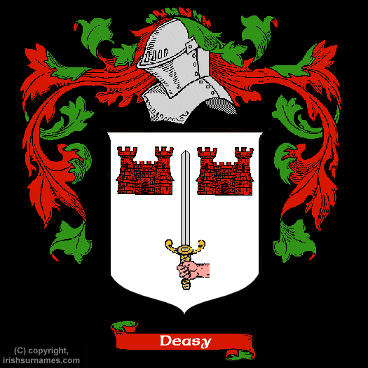 Deasy Coat of Arms, Family Crest - Click here to view