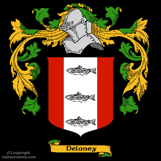 Delaney Coat of Arms, Family Crest - Click here to view