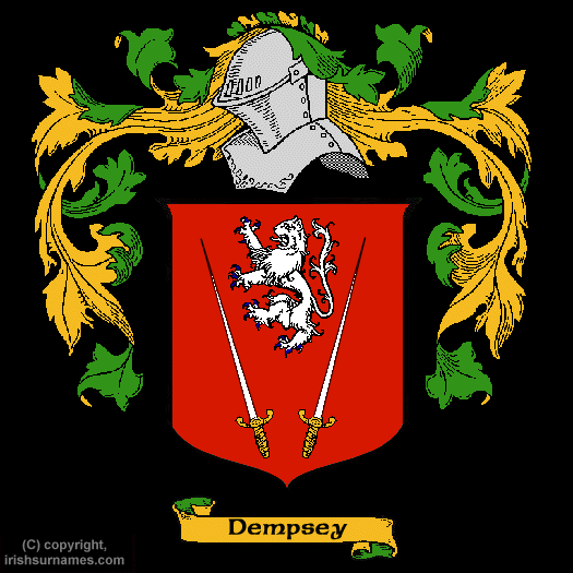 Dempsey Family Crest, Click Here to get Bargain Dempsey Coat of Arms Gifts