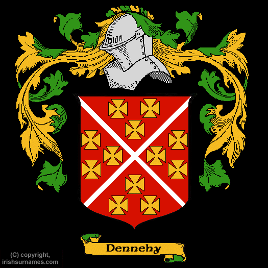 Dennehy Coat of Arms, Family Crest - Click here to view