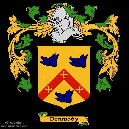 Dermody Coat of Arms, Family Crest - Click here to view