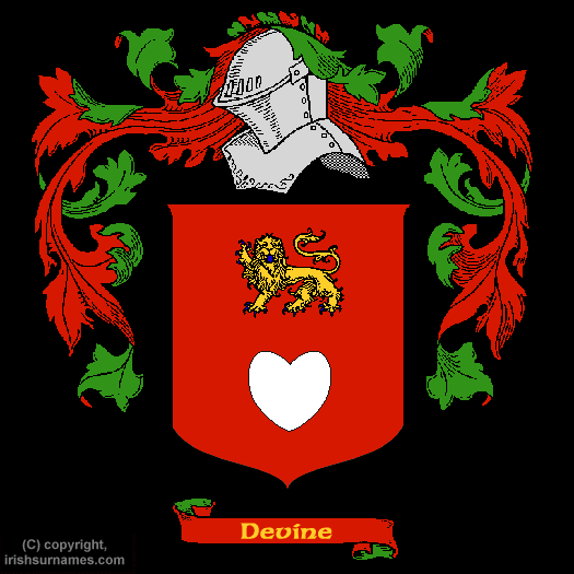 Devine Family Crest, Click Here to get Bargain Devine Coat of Arms Gifts