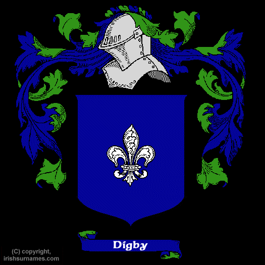 Digby Coat of Arms, Family Crest - Click here to view