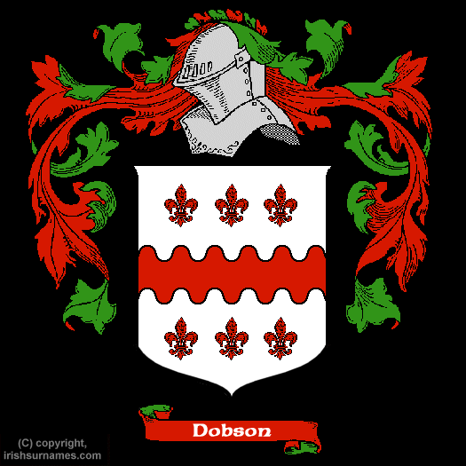 Dobson Coat of Arms, Family Crest - Click here to view