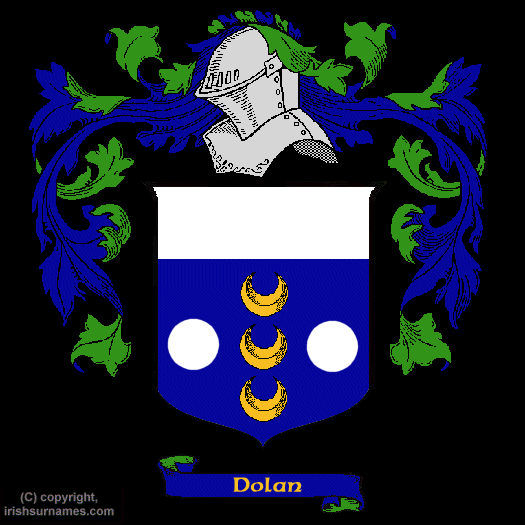 Dolan Family Crest, Click Here to get Bargain Dolan Coat of Arms Gifts
