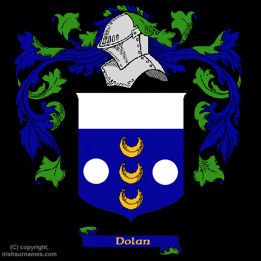 Dolan Coat of Arms, Family Crest - Click here to view