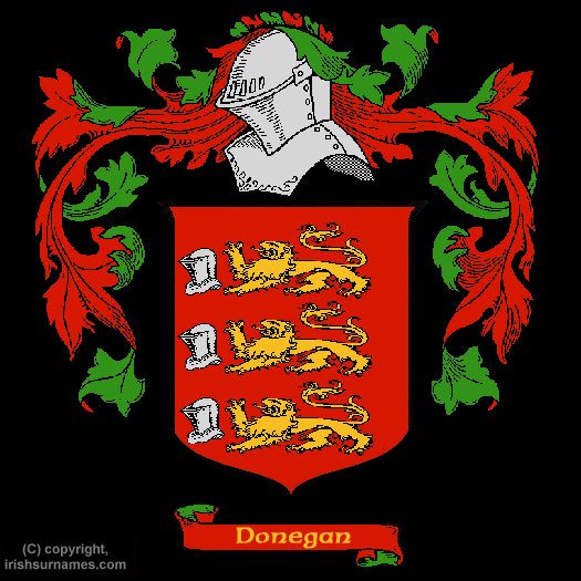 Donegan Family Crest, Click Here to get Bargain Donegan Coat of Arms Gifts