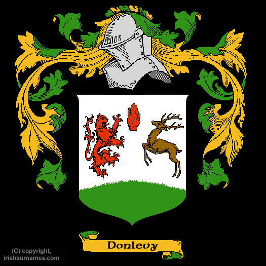 Donlevy Family Crest, Click Here to get Bargain Donlevy Coat of Arms Gifts