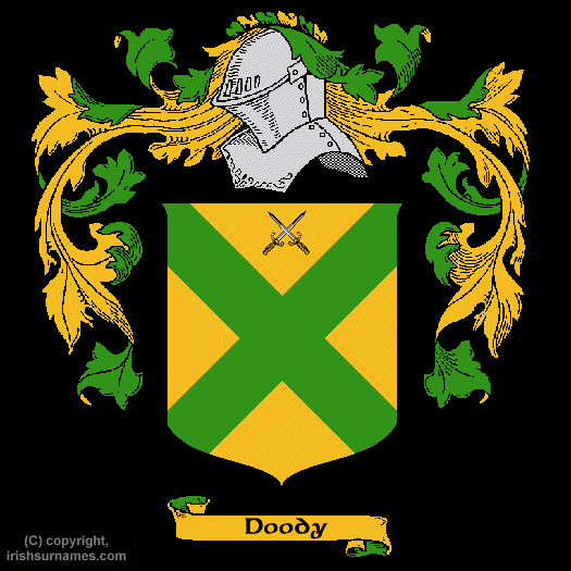 Doody Coat of Arms, Family Crest - Click here to view