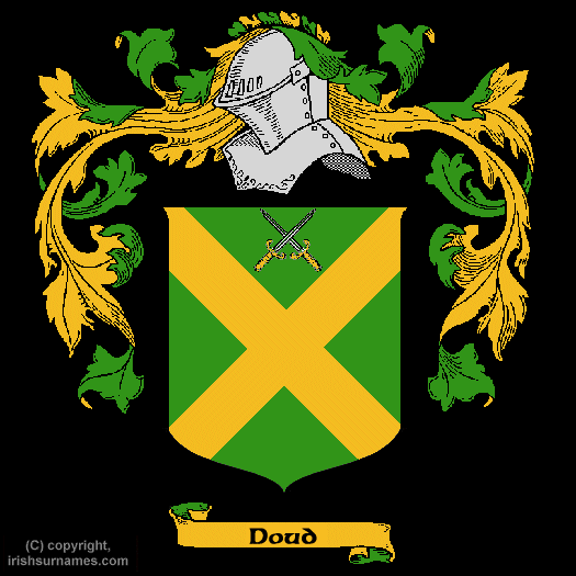 Doud Family Crest, Click Here to get Bargain Doud Coat of Arms Gifts