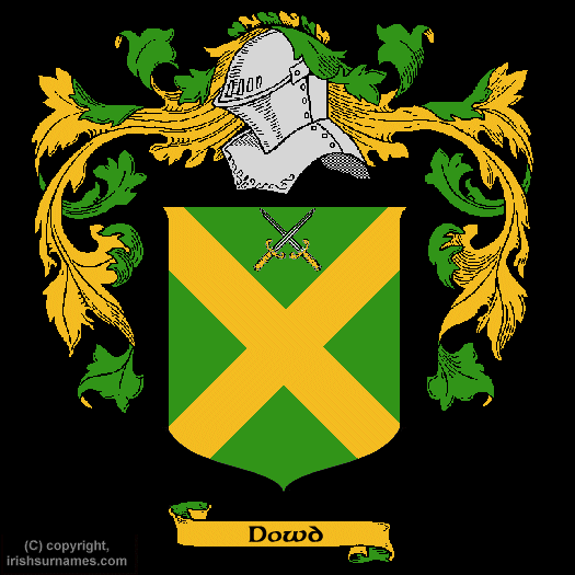 Dowd Coat of Arms, Family Crest - Click here to view