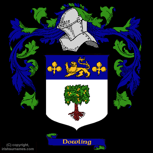 Dowling Family Crest, Click Here to get Bargain Dowling Coat of Arms Gifts