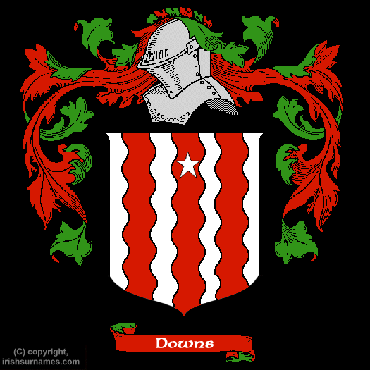 Downs Coat of Arms, Family Crest - Click here to view