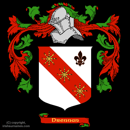 Drennan Family Crest, Click Here to get Bargain Drennan Coat of Arms Gifts