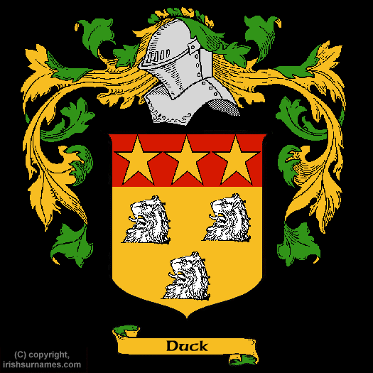 Duck Coat of Arms, Family Crest - Click here to view
