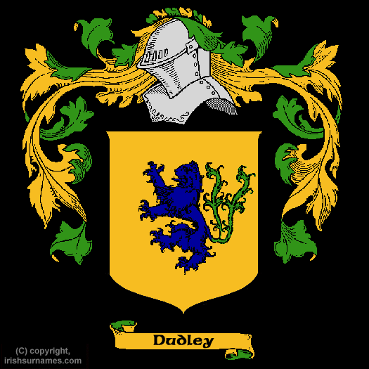 Dudley Coat of Arms, Family Crest - Click here to view