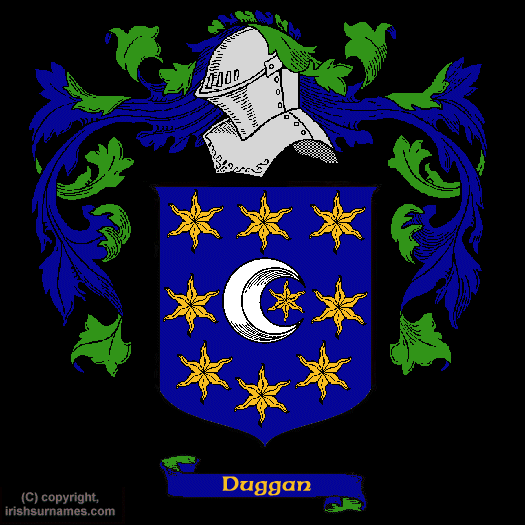 Duggan Family Crest, Click Here to get Bargain Duggan Coat of Arms Gifts