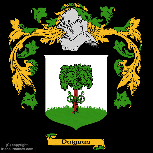 Duignan Coat of Arms, Family Crest - Click here to view