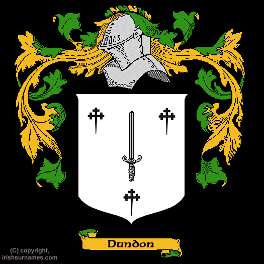 Dundon Coat of Arms, Family Crest - Click here to view