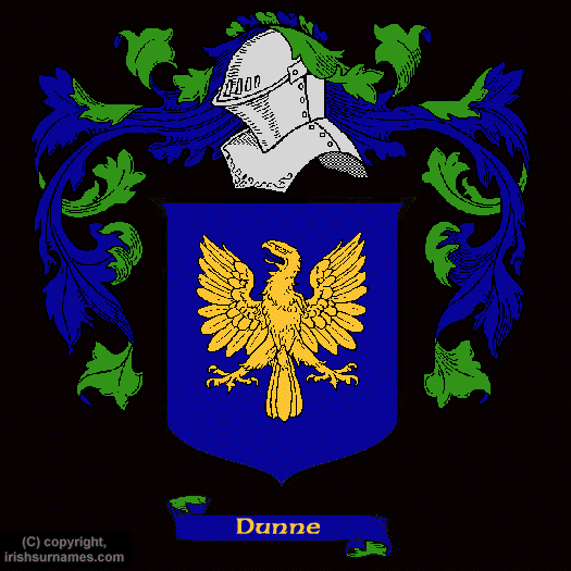 Dunne Coat of Arms, Family Crest - Click here to view