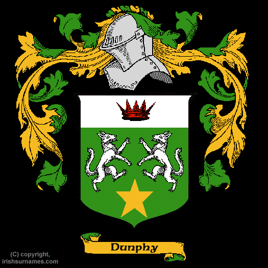Dunphy Coat of Arms, Family Crest - Click here to view