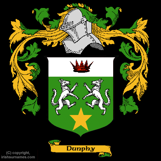 Dunphy Family Crest, Click Here to get Bargain Dunphy Coat of Arms Gifts