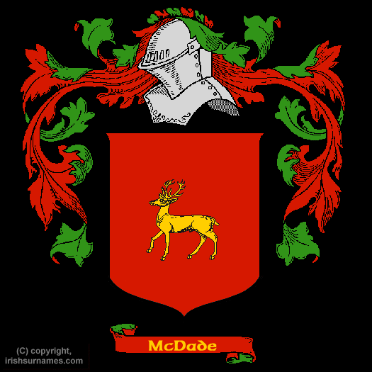 Mcdade Coat of Arms, Family Crest - Click here to view