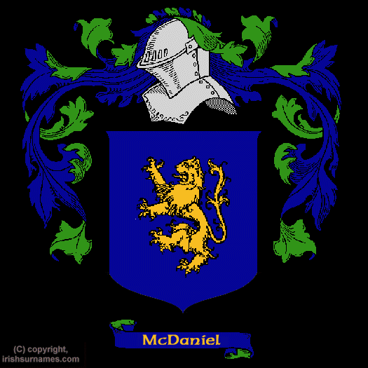 McDaniel Coat of Arms, Family Crest - Click here to view