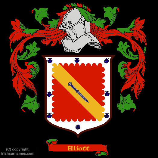 Elliott Coat of Arms, Family Crest - Click here to view
