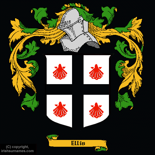 Ellis Family Crest, Click Here to get Bargain Ellis Coat of Arms Gifts