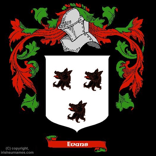 Evans Family Crest, Click Here to get Bargain Evans Coat of Arms Gifts